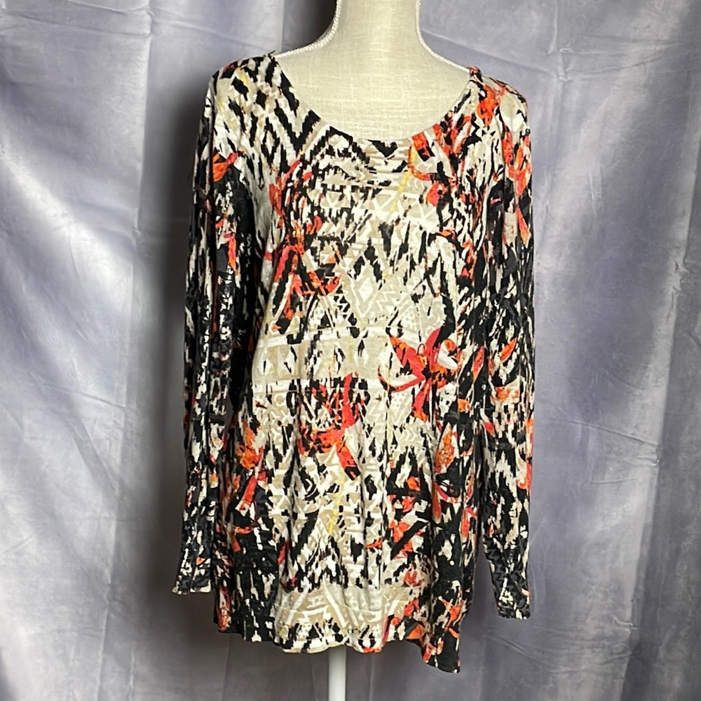 ZOZO OVERSIZED LINEN TUNIC SWEATER SIZED L